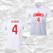 Camiseta Segunda Suiza Jugador Elvedi 2022