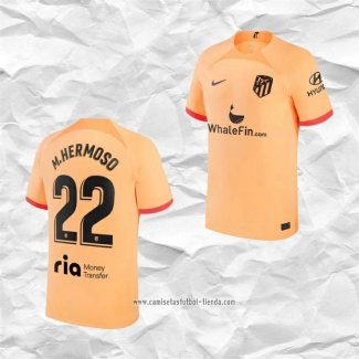 Camiseta Tercera Atletico Madrid Jugador M.Hermoso 2022 2023