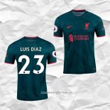 Camiseta Tercera Liverpool Jugador Luis Diaz 2022 2023
