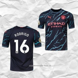 Camiseta Tercera Manchester City Jugador Rodrigo 2023 2024
