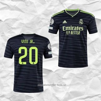 Camiseta Tercera Real Madrid Jugador Vini JR. 2022 2023