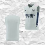 Camiseta de Entrenamiento Arsenal 2022 2023 Sin Mangas Gris
