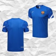 Camiseta de Entrenamiento Barcelona 2021-2022 Azul