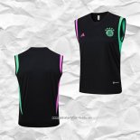 Camiseta de Entrenamiento Bayern Munich 2023 2024 Sin Mangas Negro