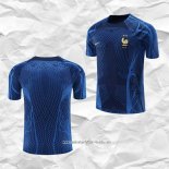 Camiseta de Entrenamiento Francia 2022 2023 Azul Oscuro