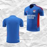 Camiseta de Entrenamiento Lyon 2022 2023 Azul