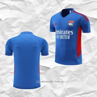 Camiseta de Entrenamiento Lyon 2022 2023 Azul