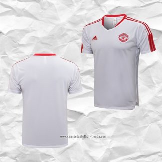 Camiseta de Entrenamiento Manchester United 2021 2022 Blanco