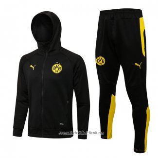 Chandal con Capucha del Borussia Dortmund 2021 2022 Negro