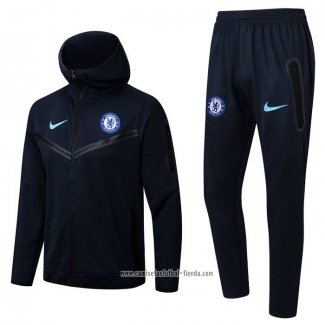 Chandal con Capucha del Chelsea 2022 2023 Azul