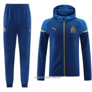 Chandal con Capucha del Olympique Marsella 2023 2024 Azul