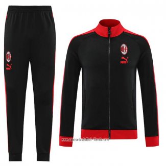 Chandal de Chaqueta del AC Milan 2023 2024 Negro