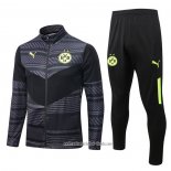 Chandal de Chaqueta del Borussia Dortmund 2022 2023 Gris