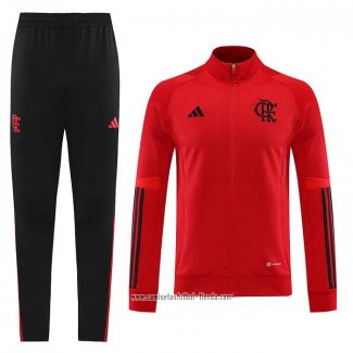 Chandal de Chaqueta del Flamengo 2023 2024 Rojo