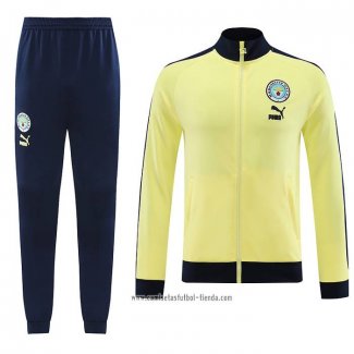 Chandal de Chaqueta del Manchester City 2023 2024 Amarillo