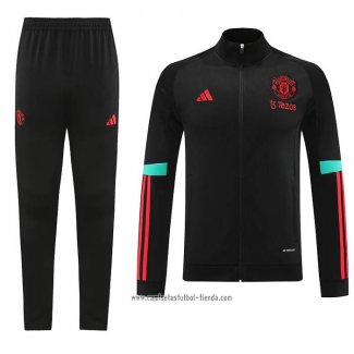 Chandal de Chaqueta del Manchester United 2023 2024 Negro