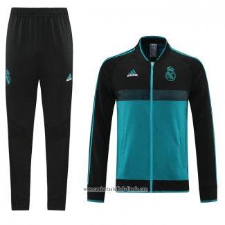 Chandal de Chaqueta del Real Madrid 2021 2022 Azul y Negro