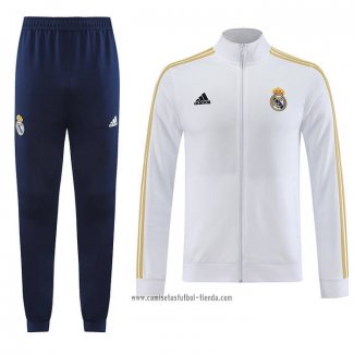 Chandal de Chaqueta del Real Madrid 2023 2024 Blanco