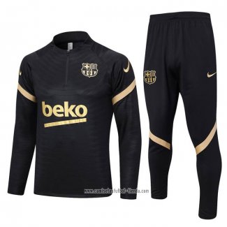 Chandal de Sudadera del Barcelona 2023 2024 Negro