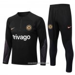 Chandal de Sudadera del Chelsea 2022 2023 Negro