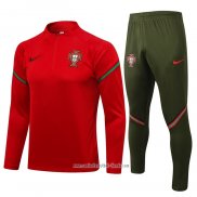 Chandal de Sudadera del Portugal 2021 2022 Rojo