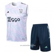 Chandal del Ajax 2023 2024 Sin Mangas Blanco