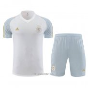 Chandal del Argelia 2023 2024 Manga Corta Blanco - Pantalon Corto