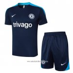 Chandal del Chelsea 2024 2025 Manga Corta Azul - Pantalon Corto