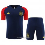 Chandal del Espana 2023 2024 Manga Corta Azul - Pantalon Corto