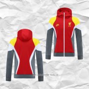 Chaqueta con Capucha del Liverpool 2021 2022 Rojo