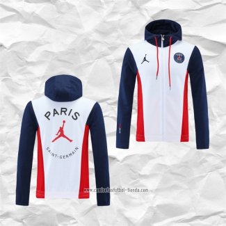 Chaqueta con Capucha del Paris Saint-Germain 2021-2022 Blanco