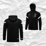 Chaqueta con Capucha del Paris Saint-Germain 2021 2022 Negro