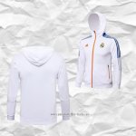 Chaqueta con Capucha del Real Madrid 2021 2022 Blanco