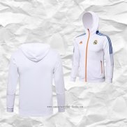 Chaqueta con Capucha del Real Madrid 2021 2022 Blanco