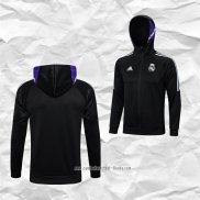 Chaqueta con Capucha del Real Madrid 2022 2023 Negro