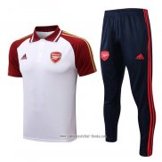 Conjunto Polo del Arsenal 2022 2023 Blanco