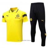 Conjunto Polo del Borussia Dortmund 2023 2024 Amarillo