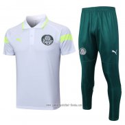 Conjunto Polo del Palmeiras 2023 2024 Gris