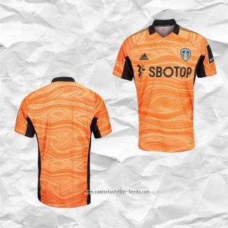 Camiseta Leeds United Portero 2021 2022 Naranja