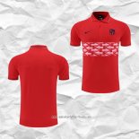 Camiseta Polo del Atletico Madrid 2022 2023 Rojo