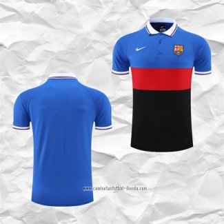 Camiseta Polo del Barcelona 2022 2023 Azul Rojo Negro