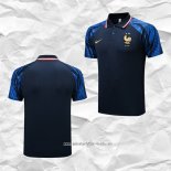 Camiseta Polo del Francia 2022 2023 Azul Oscuro
