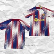 Camiseta Pre Partido del Barcelona 2023 Azul y Rojo