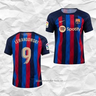 Camiseta Primera Barcelona Jugador Lewandowski 2022 2023