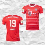 Camiseta Primera Bayern Munich Jugador Davies 2022 2023
