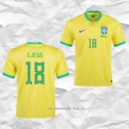 Camiseta Primera Brasil Jugador G.Jesus 2022