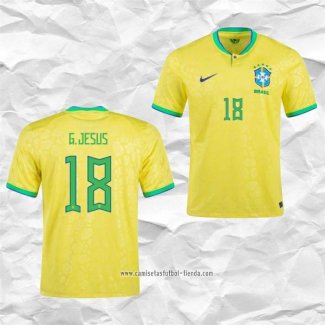 Camiseta Primera Brasil Jugador G.Jesus 2022