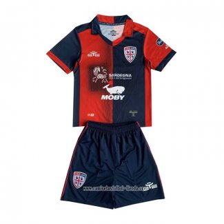 Camiseta Primera Cagliari Calcio 2023 2024 Nino