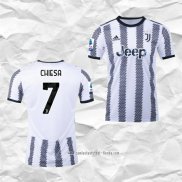 Camiseta Primera Juventus Jugador Chiesa 2022 2023