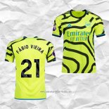 Camiseta Segunda Arsenal Jugador Fabio Vieira 2023 2024